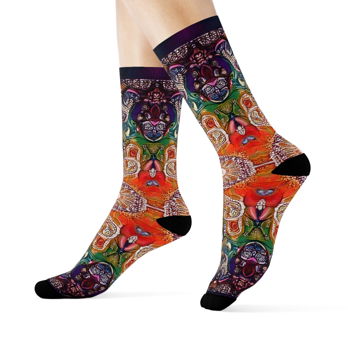Simple Alluring Style Crew Socks