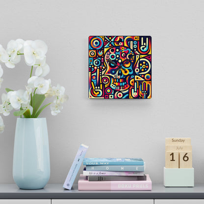 Chaos Acrylic Wall Clock