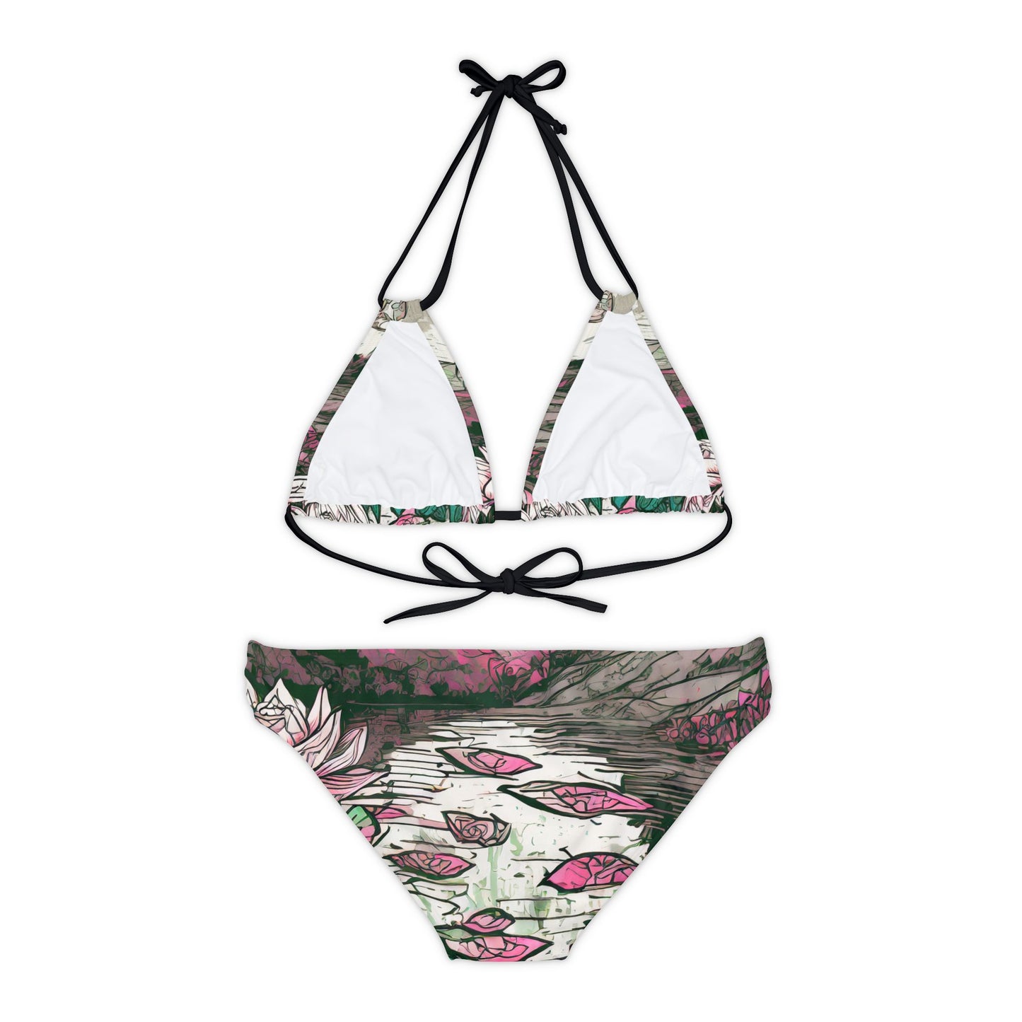 Strappy Bikini Set (AOP)