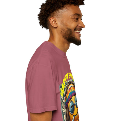 Happy Stoner Unisex Garment-Dyed T-Shirt | Chill Vibe Tee for Budding Enthusiasts