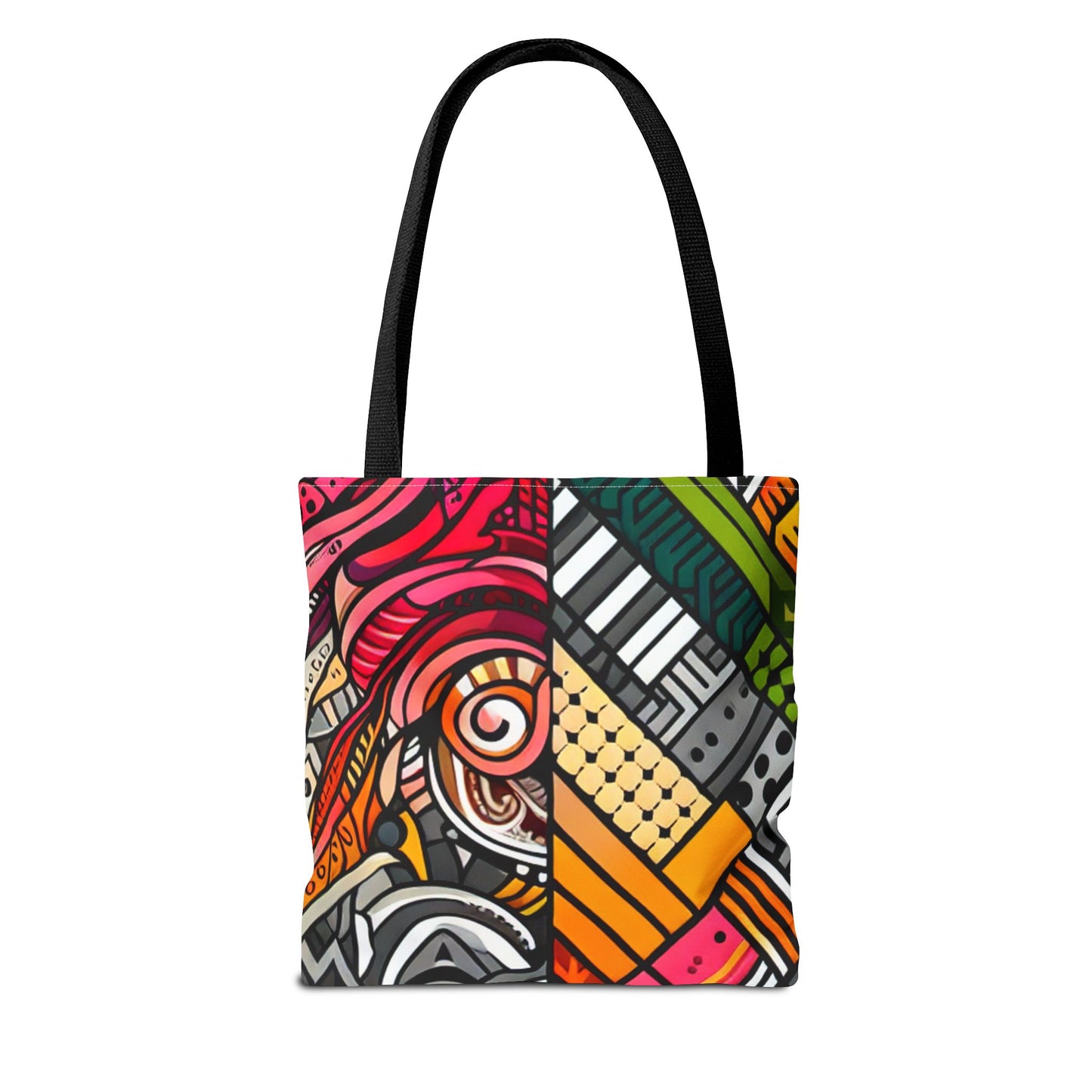 Custom Tote Bag - Stylish and Durable Design with Multiple Handle Colors