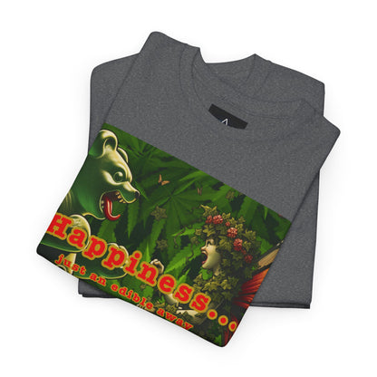 Happiness Jungle Unisex Heavy Cotton Tee, Graphic T-Shirt, Nature Lover Gift, Summer Wardrobe Essential, Unisex Casual Wear