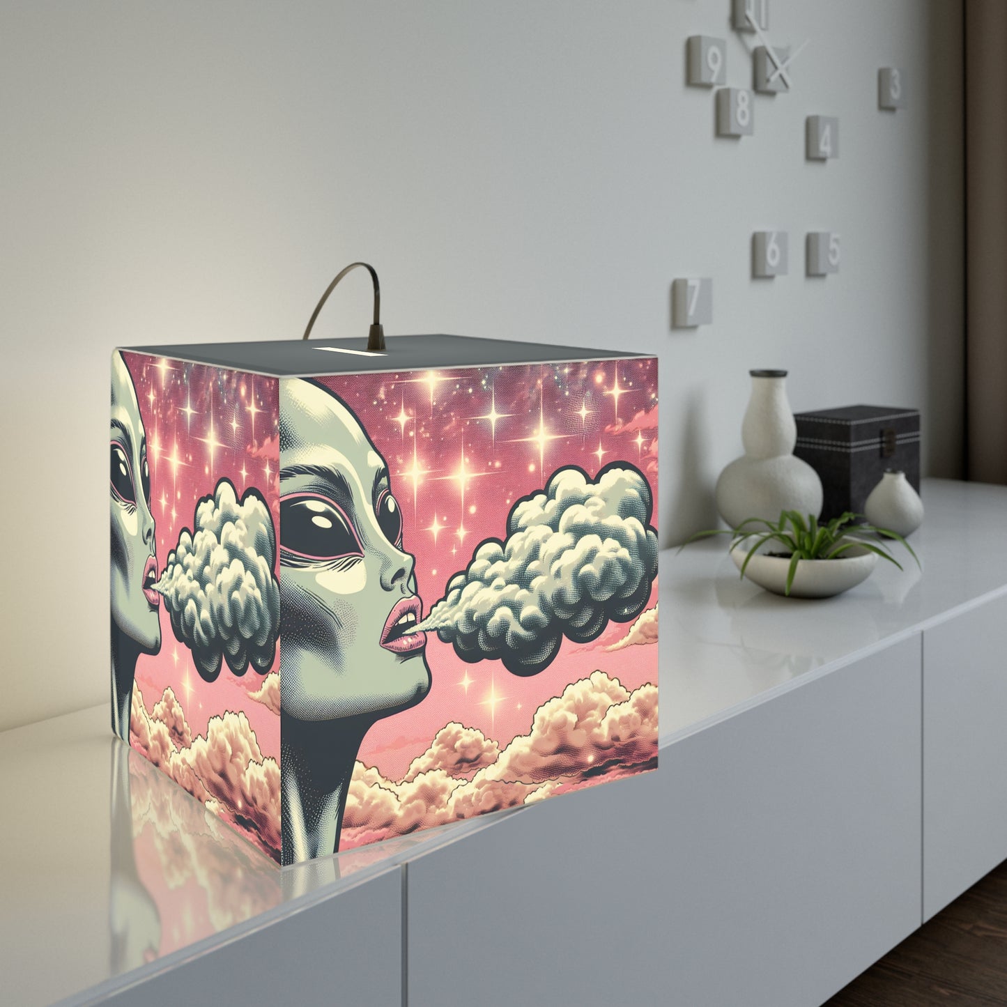 Breath in Light Cube Lamp