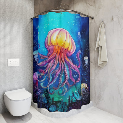 Simple Alluring Style Octopus Loves You Shower Curtains