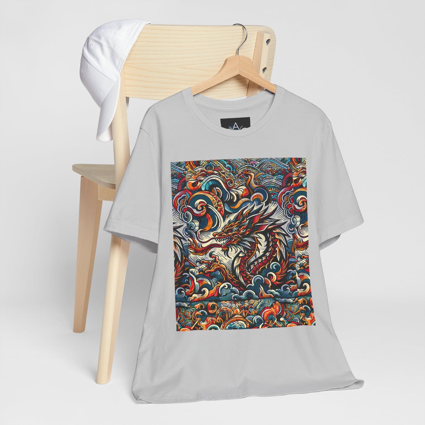 Vibrant Dragon Graphic Tee - Unisex Jersey Short Sleeve Shirt