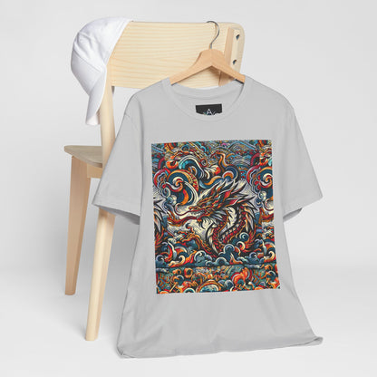 Vibrant Dragon Graphic Tee - Unisex Jersey Short Sleeve Shirt