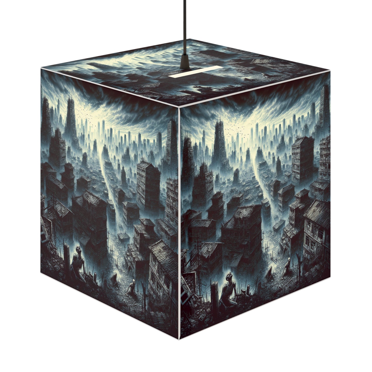 My Village of Souls Light Cube Lamp