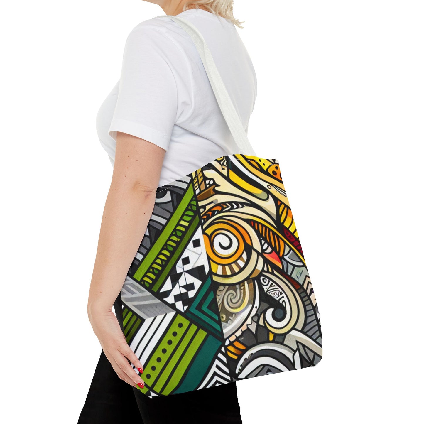 Custom Tote Bag - Stylish and Durable Design with Multiple Handle Colors