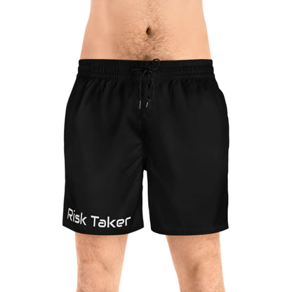 Stylish Risk Taker Swim Shorts | Men's Beachwear, Summer Essentials, Pool Party, Vacation Gear, Gift for Adventurers