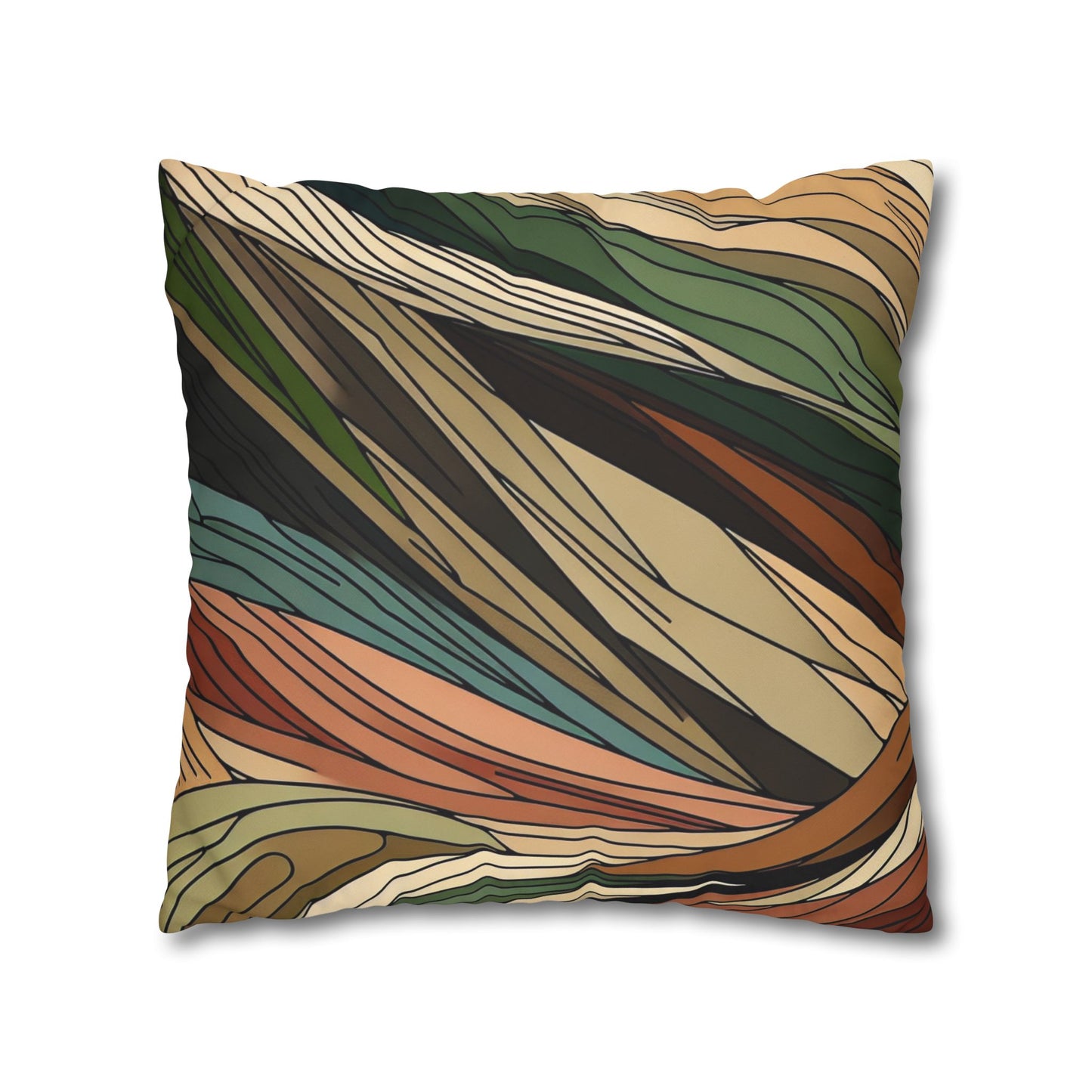 Square Poly Canvas Pillowcase