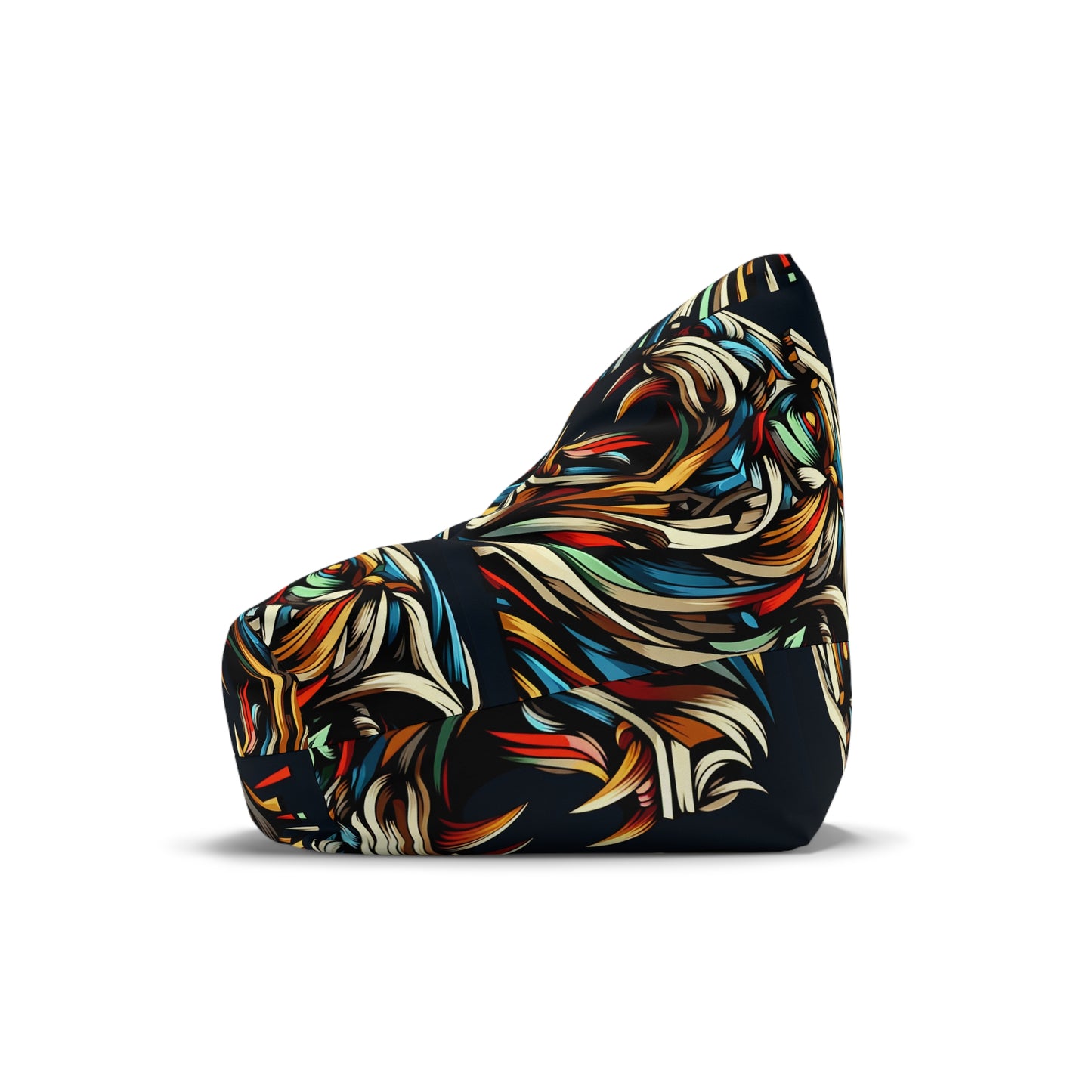 Simple Alluring Style Tiger Bean Bag Chair Cover