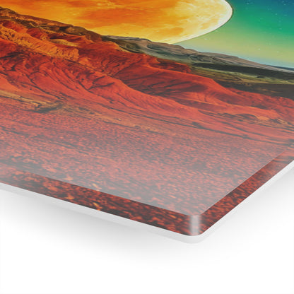 Yellow Planet Acrylic Prints