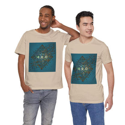 420 Graphic Unisex Jersey Tee - Casual Vibe for Celebrations