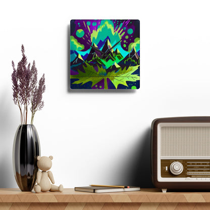 Maple, I love You Acrylic Wall Clock