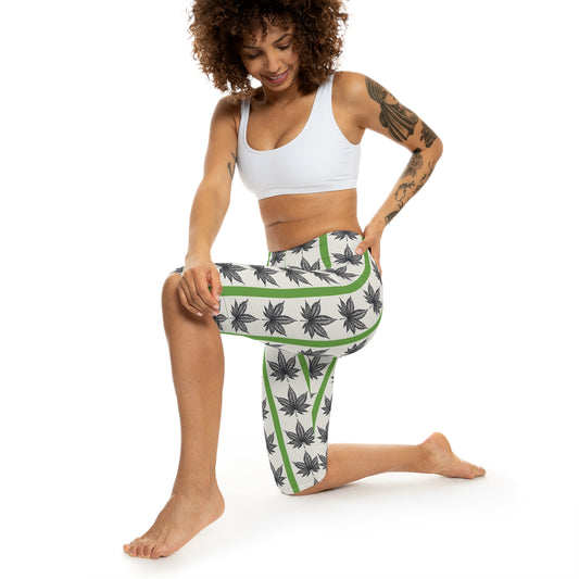 Custom Women’s Capri Leggings - Moisture-Wicking & Breathable