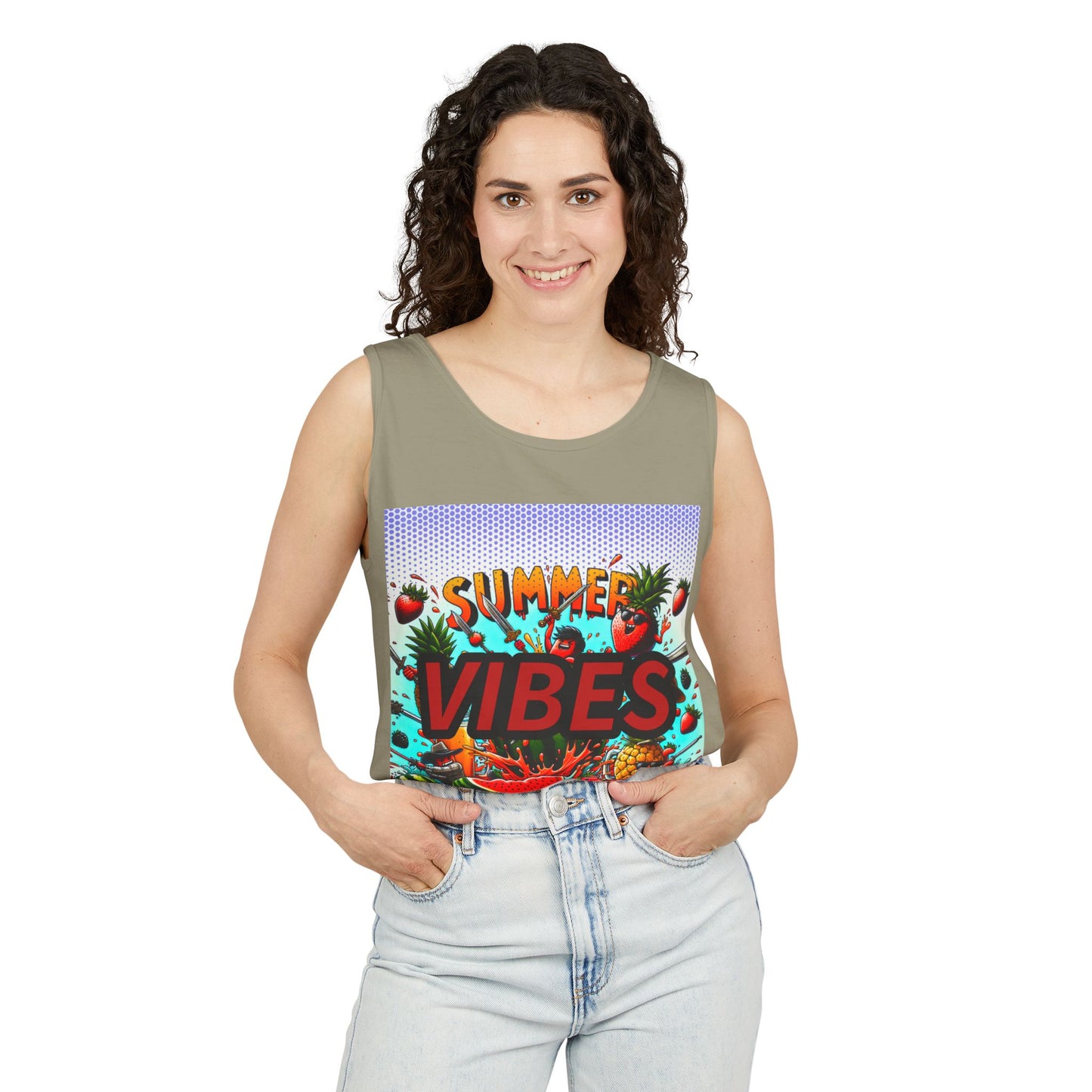 Summer Vibes Unisex Tank Top - Perfect for Beach Days & Festivals
