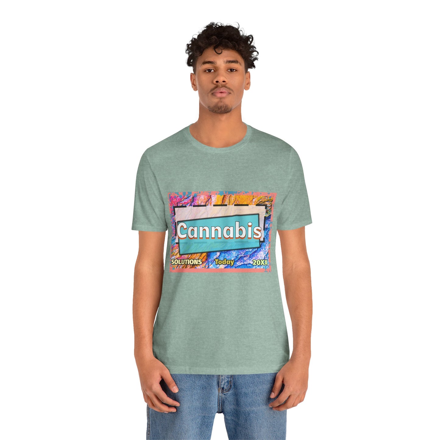 Trendy Cannabis Solutions Tee - Unisex Jersey Short Sleeve T-Shirt