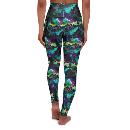 High Waisted Yoga Leggings (AOP)