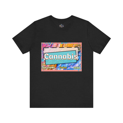 Trendy Cannabis Solutions Tee - Unisex Jersey Short Sleeve T-Shirt