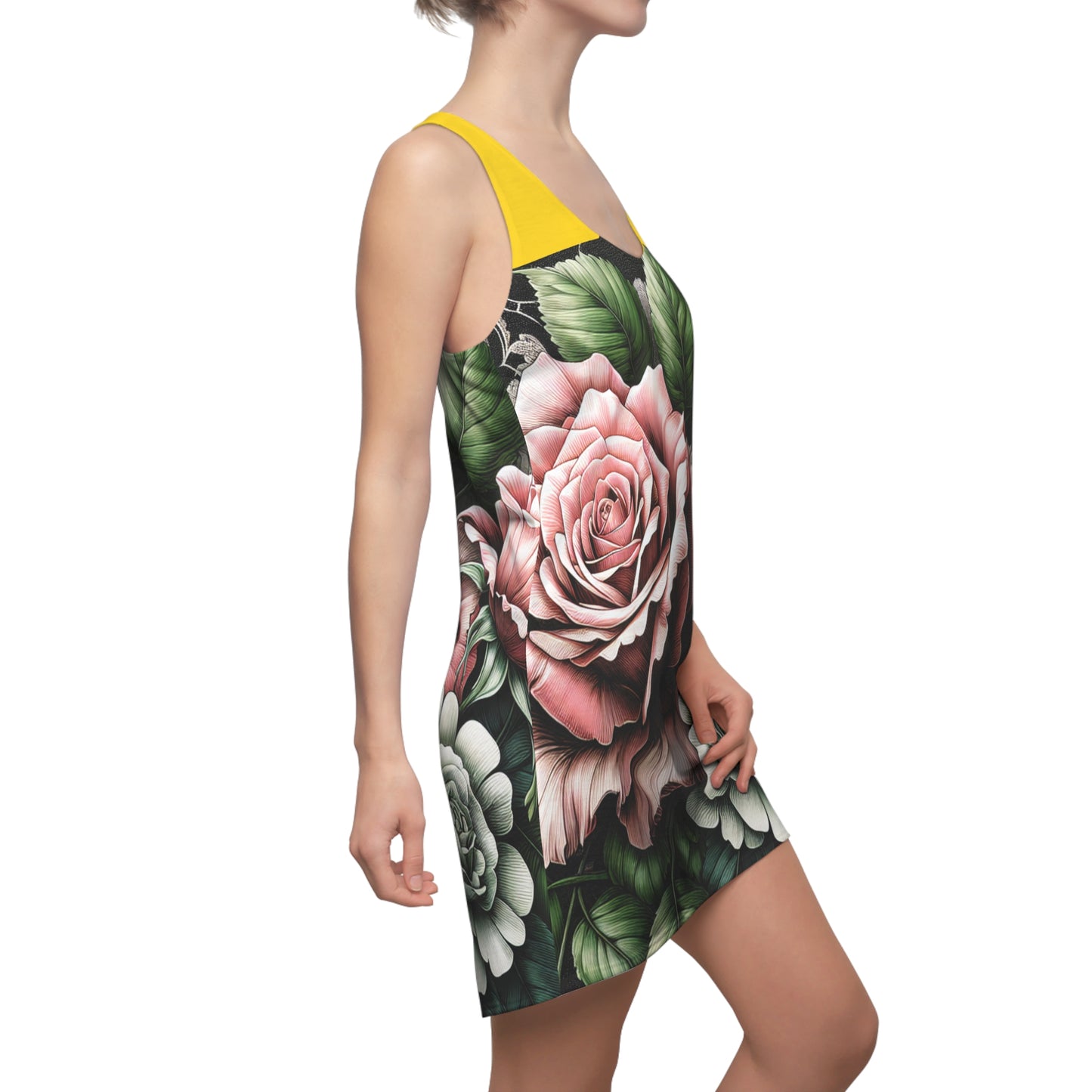 Women's Cut & Sew Racerback Dress (AOP)