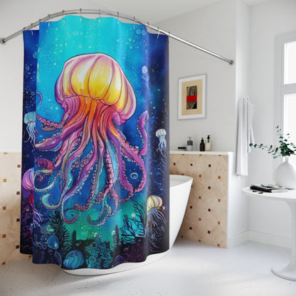 Simple Alluring Style Octopus Loves You Shower Curtains