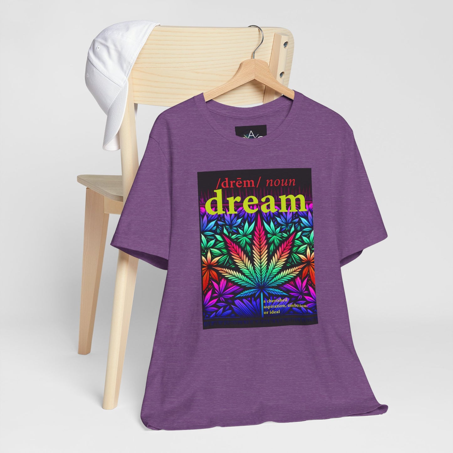 Dream Inspired Unisex Jersey Tee - Vibrant Cannabis Graphic T-Shirt