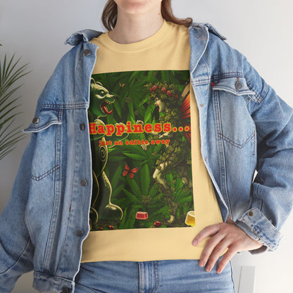 Happiness Jungle Unisex Heavy Cotton Tee, Graphic T-Shirt, Nature Lover Gift, Summer Wardrobe Essential, Unisex Casual Wear