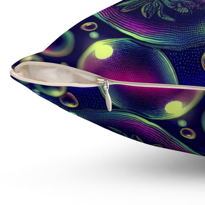 Simple Alluring Style Square Pillow - Bold and Unique Spun Polyester Pillow for Friends and Family