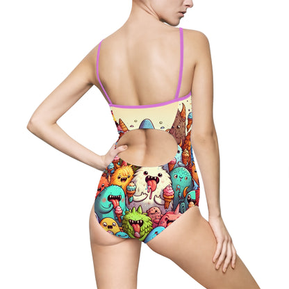 Women's One-piece Swimsuit (AOP)