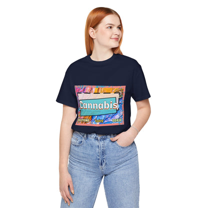 Trendy Cannabis Solutions Tee - Unisex Jersey Short Sleeve T-Shirt