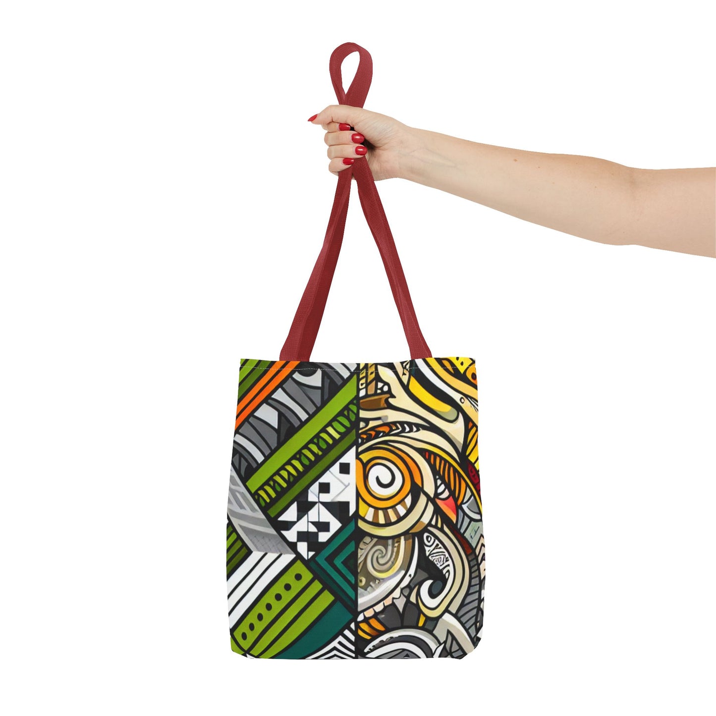 Custom Tote Bag - Stylish and Durable Design with Multiple Handle Colors