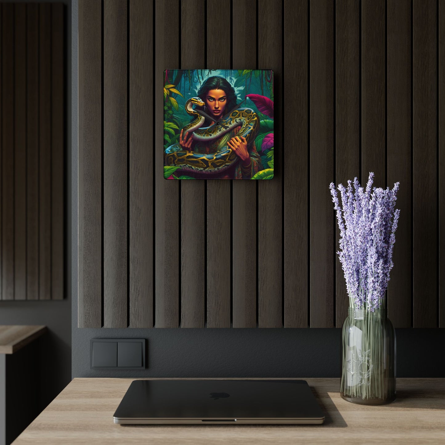 Queen Yohirah Acrylic Wall Clock