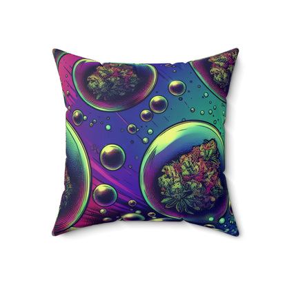Simple Alluring Style Square Pillow - Bold and Unique Spun Polyester Pillow for Friends and Family