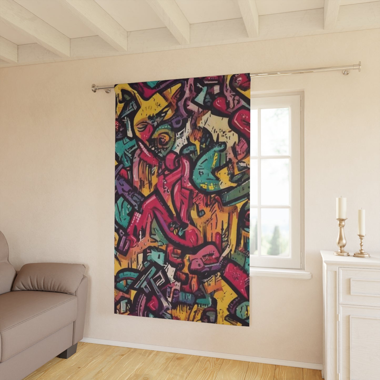Simple Alluring Style Be Bold Window Curtains (1 Piece)