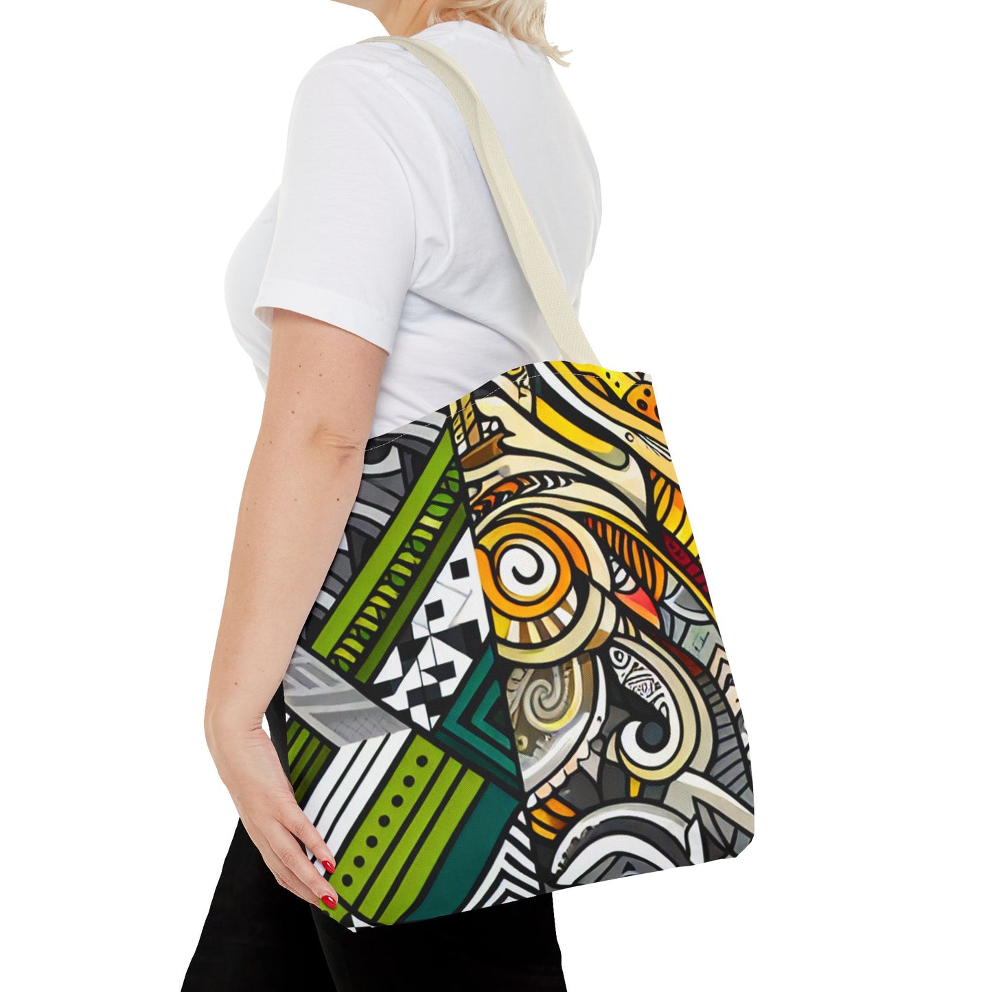 Custom Tote Bag - Stylish and Durable Design with Multiple Handle Colors