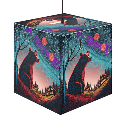 Star Filled Light Cube Lamp