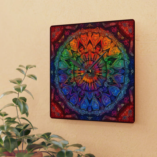 Jenna Acrylic Wall Clock