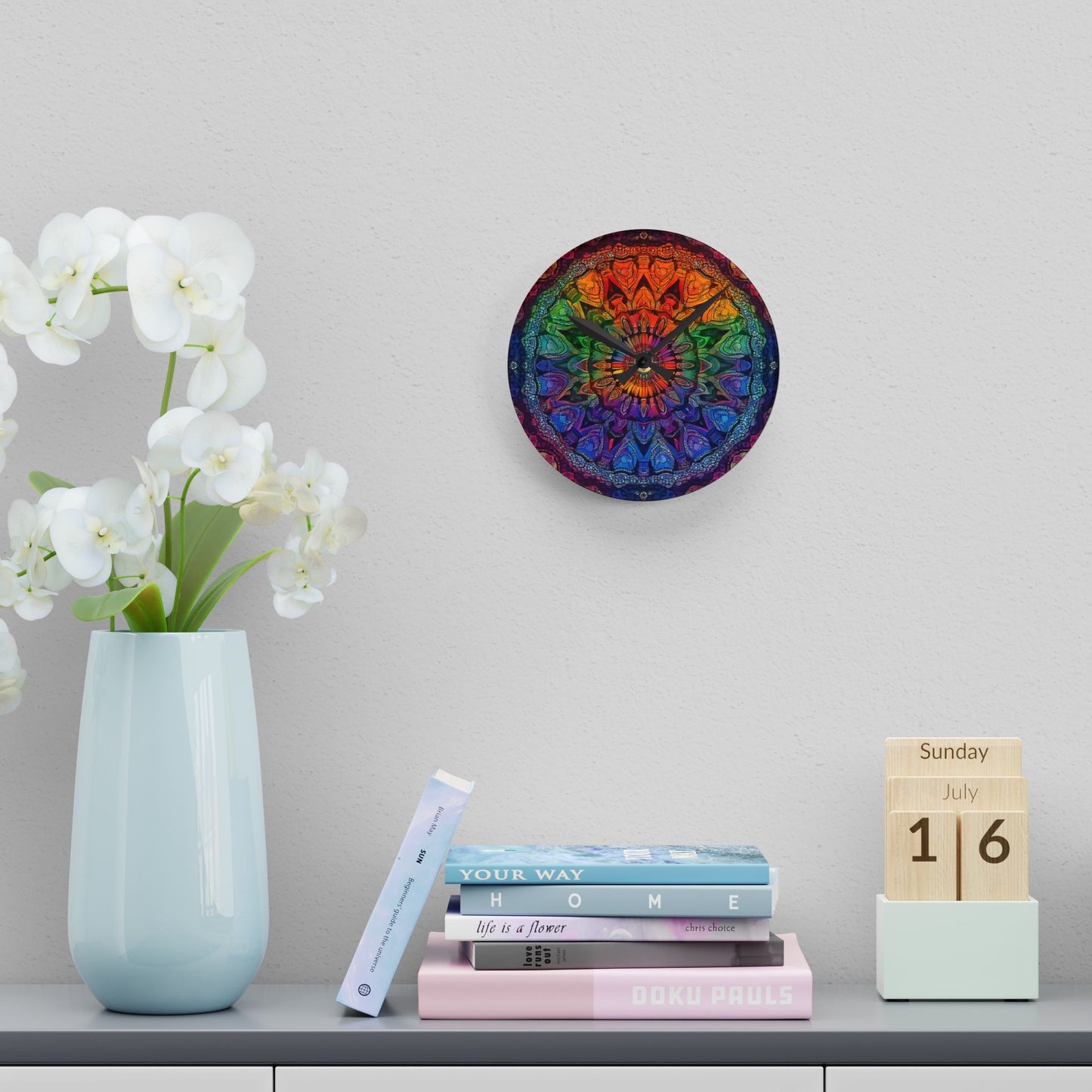 Jenna Acrylic Wall Clock