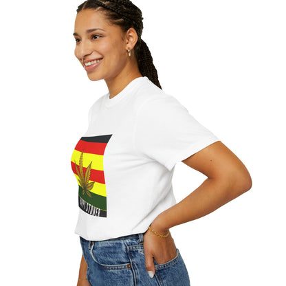 Happy Stoner Unisex Garment-Dyed T-shirt - Chill Vibes for Cannabis Enthusiasts