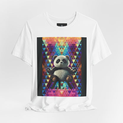 Colorful Panda Graphic Tee - Unisex Jersey Short Sleeve