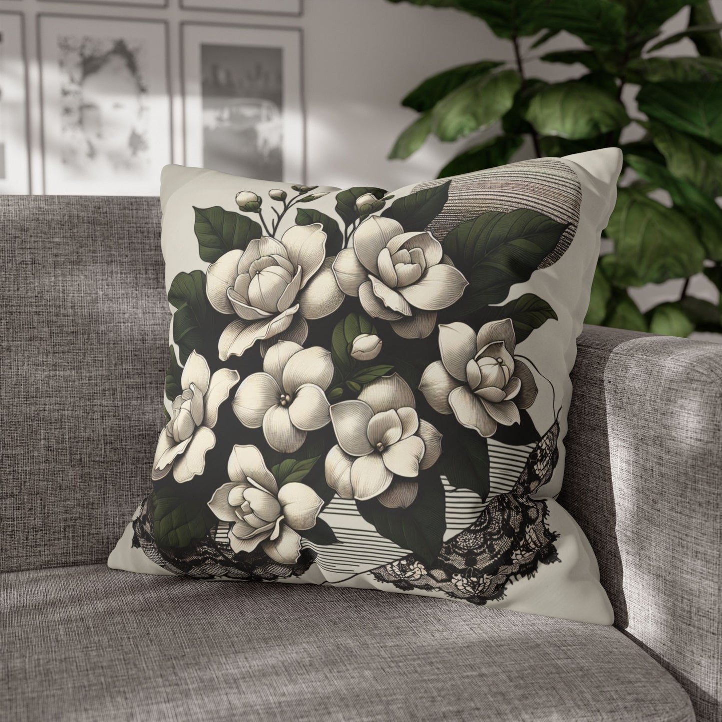 Square Poly Canvas Pillowcase