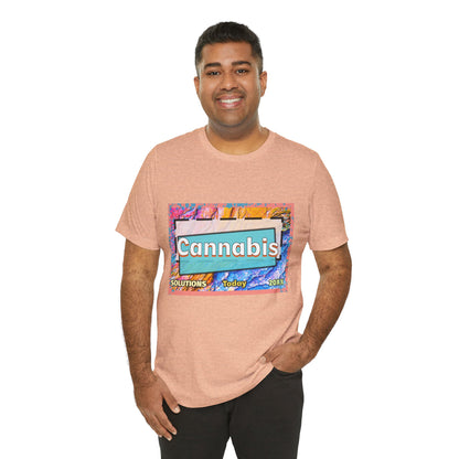 Trendy Cannabis Solutions Tee - Unisex Jersey Short Sleeve T-Shirt