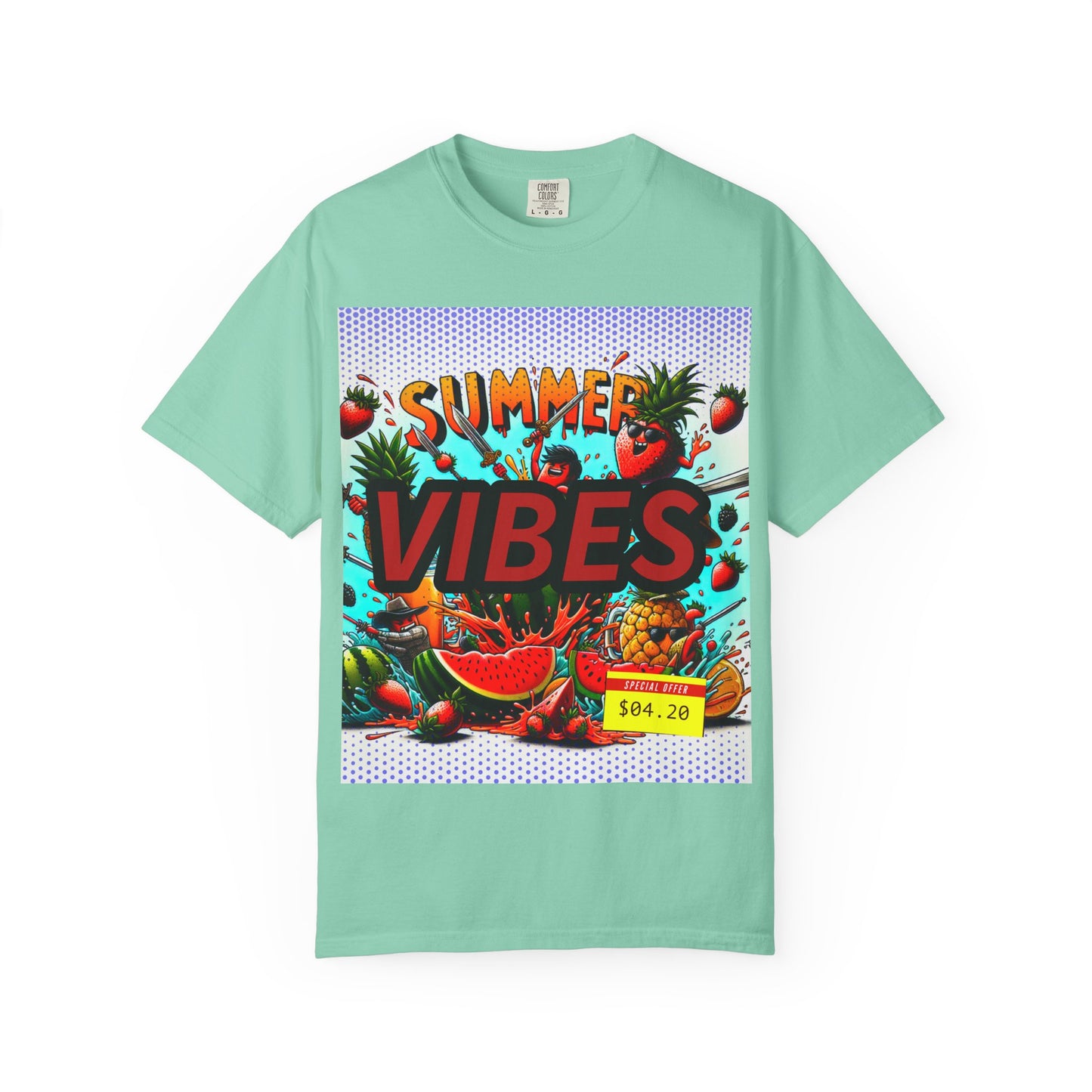 Summer Vibes Unisex Garment-Dyed T-Shirt