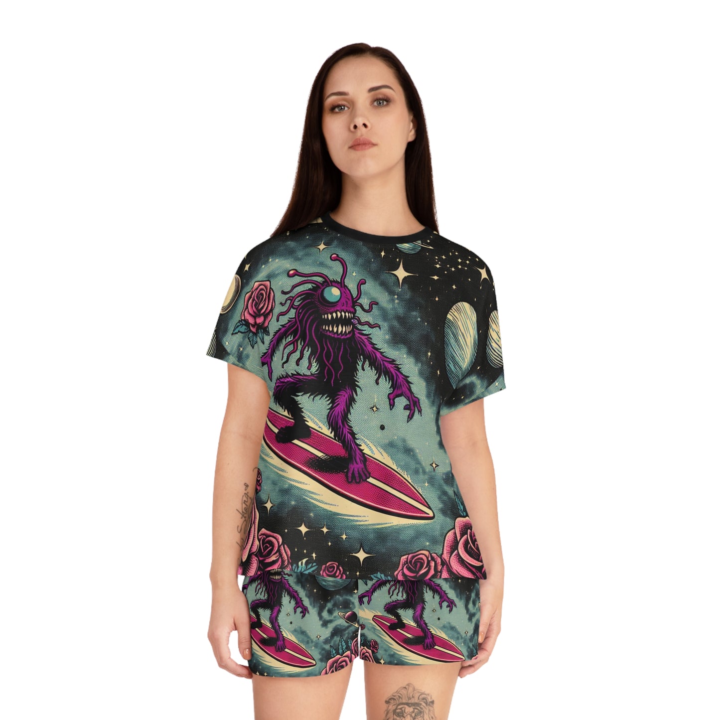 Women's Short Pajama Set (AOP)