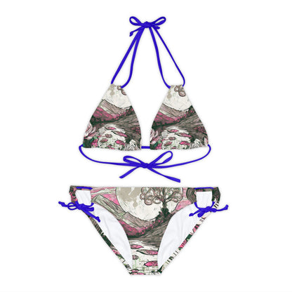 Strappy Bikini Set (AOP)