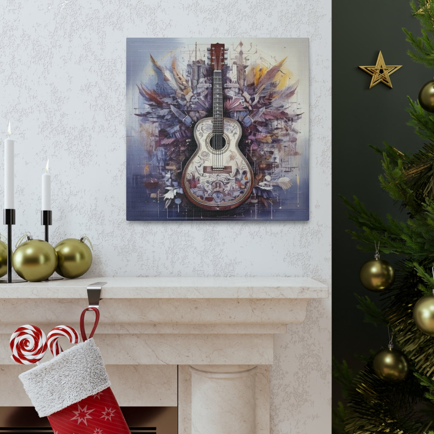 Canvas Gallery Wraps Art Decor Print on Cotton Fabric