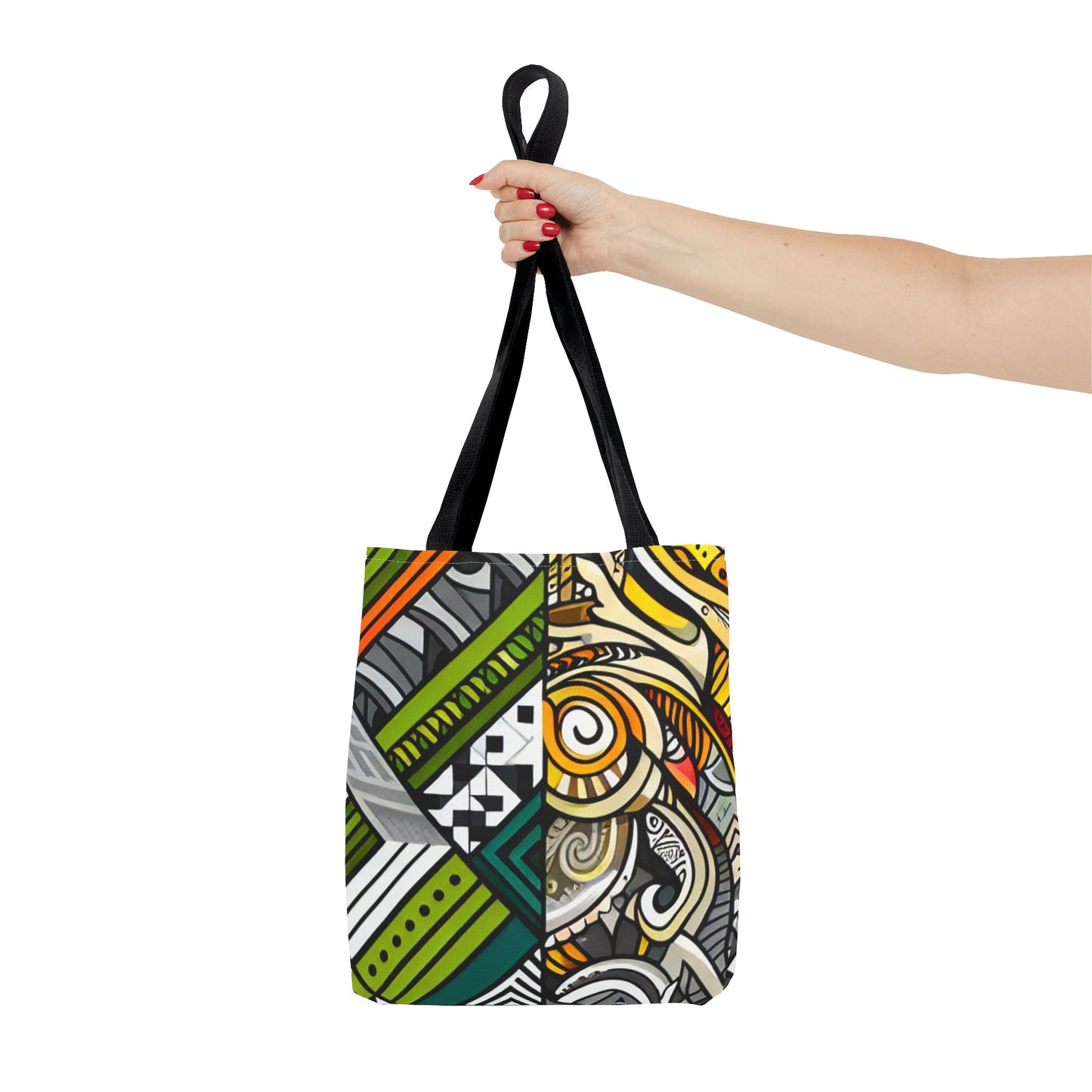 Custom Tote Bag - Stylish and Durable Design with Multiple Handle Colors