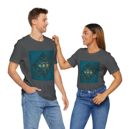 420 Graphic Unisex Jersey Tee - Casual Vibe for Celebrations