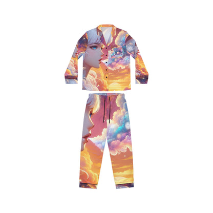 Women's Satin Pajamas (AOP)