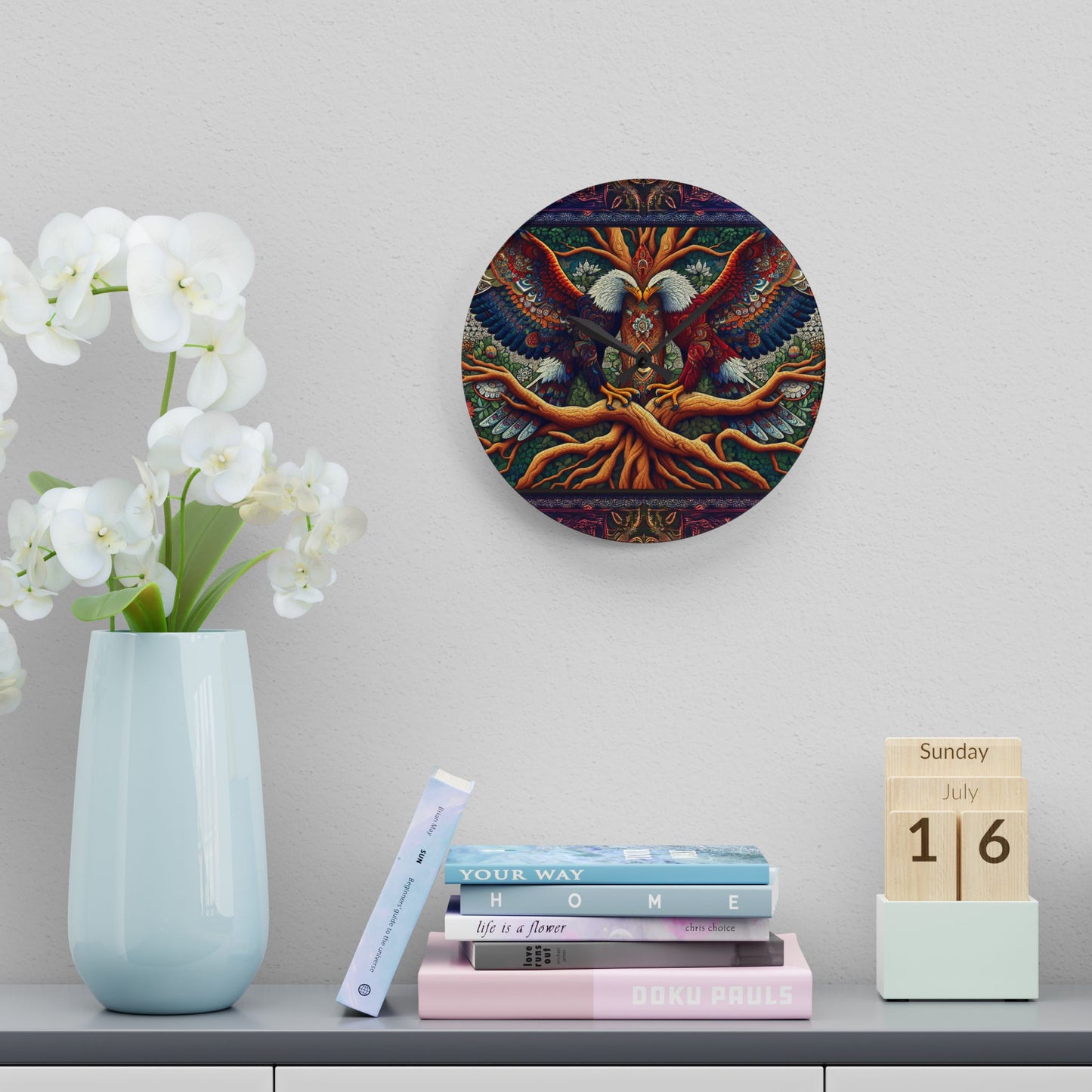 Guided Warriors Acrylic Wall Clock
